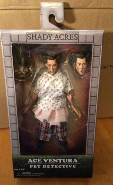 Neca Ace Ventura Pet Detective, Shady Acres 8” Inch Clothed Action Figure