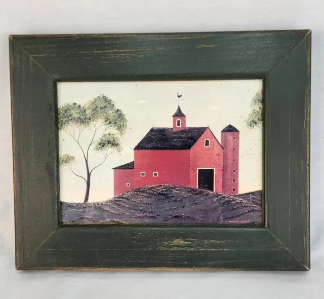 Early American Barn Framed Art Print By Warren Kimble