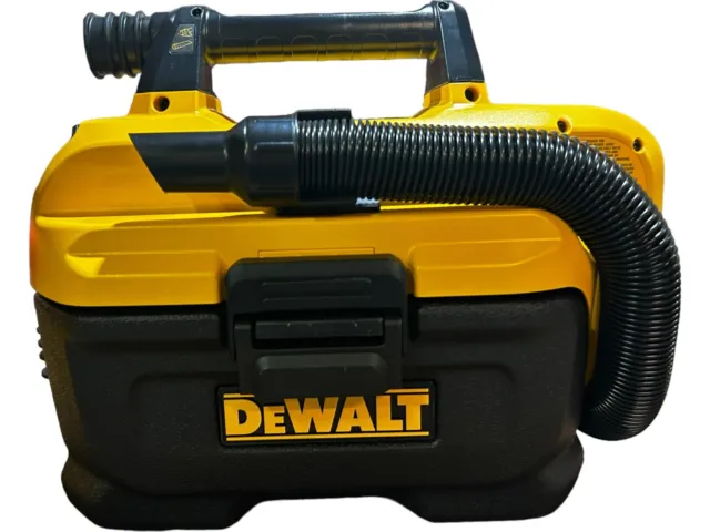 DEWALT 20V MAX Cordless Wet-Dry Vacuum, Tool Only (DCV580H), Black, Yellow