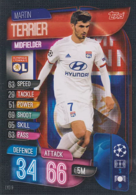 Topps Champions League 19 20 2019 2020 LYO9  Martin Terrier