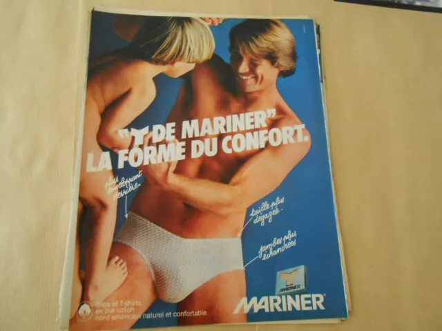 Publicité 1980  Advertising T de Mariner la forme du confort