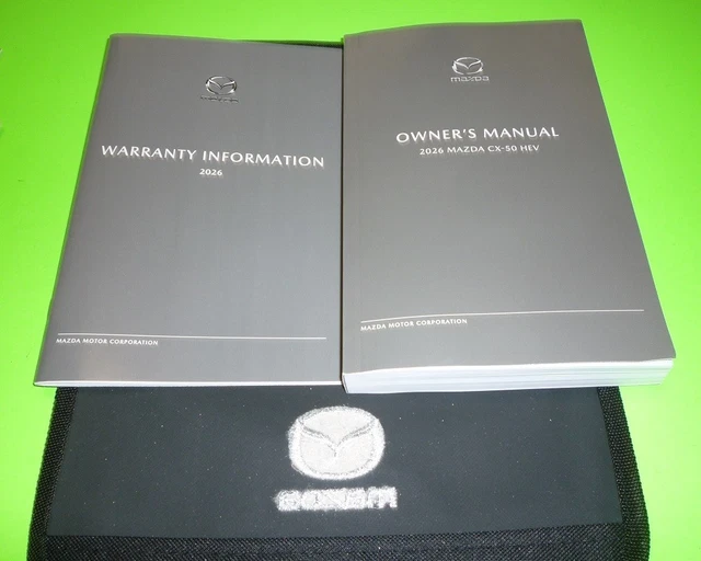 2026 MAZDA CX-50 CX50 HEV PHEV OWNERS MANUAL SET +case 26 PREMIUM PREFERRED £68.11 - PicClick UK