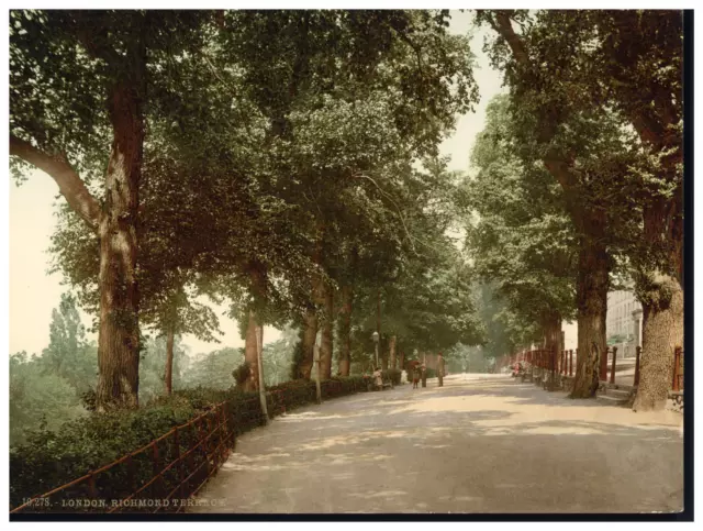 England, London & Suburbs, Richmond, The Terrace Vintage Photochrome, Photoch