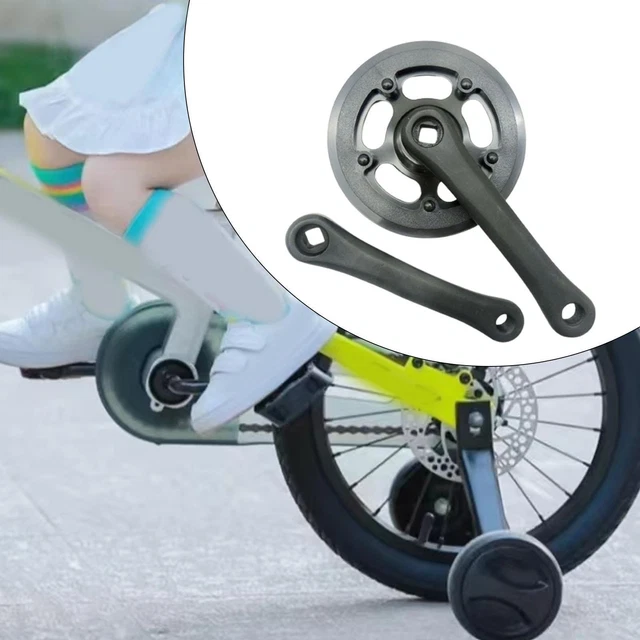Pédalier Vélo Enfants Alliage Aluminium - Bras De Manivelle Vitesse Unique - Remplacement Facile
