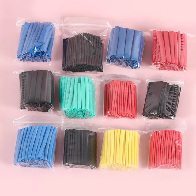 328PCS Polyolefin Insulation Heat Shrink Tubing Tube Sleeve Wrap Shrinkable  SN❤