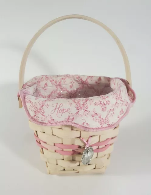 2001 Horizon Of Hope- American Cancer Society Longaberger Basket w/liner