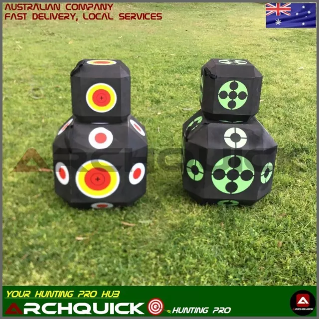 Archery Polyhedral Stuffed Target 3D High Density Self Healing Foam CUBE