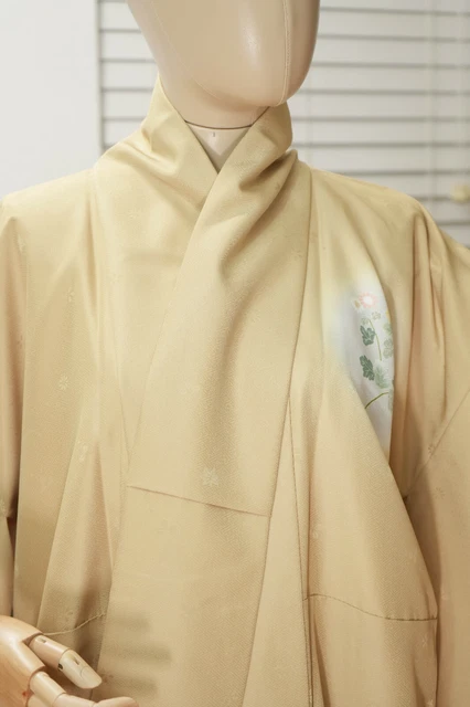 Dear Vanilla Japanese Synthetic Kimono Women's Robe Authentic Japan Vintage Mint 3