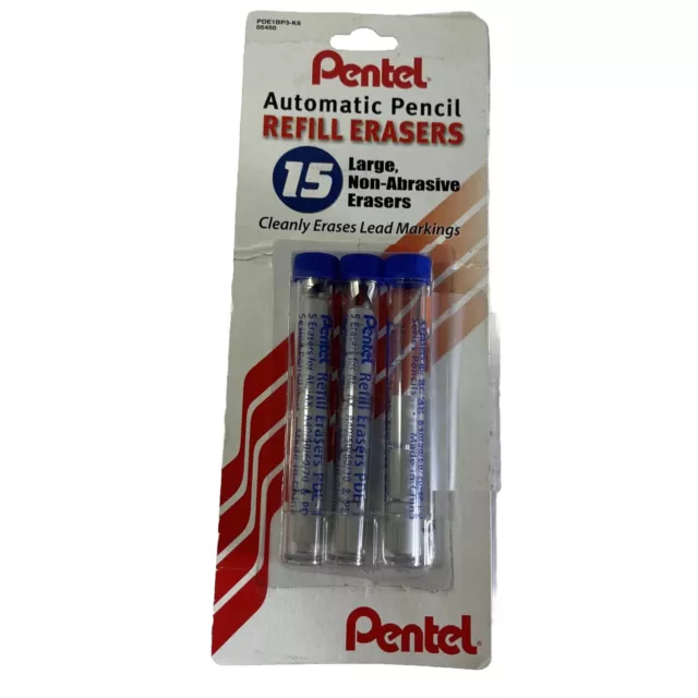 Pentel Refill Eraser for AL Ax PD Series Pencils 13 Erasers Large NonAbrasive