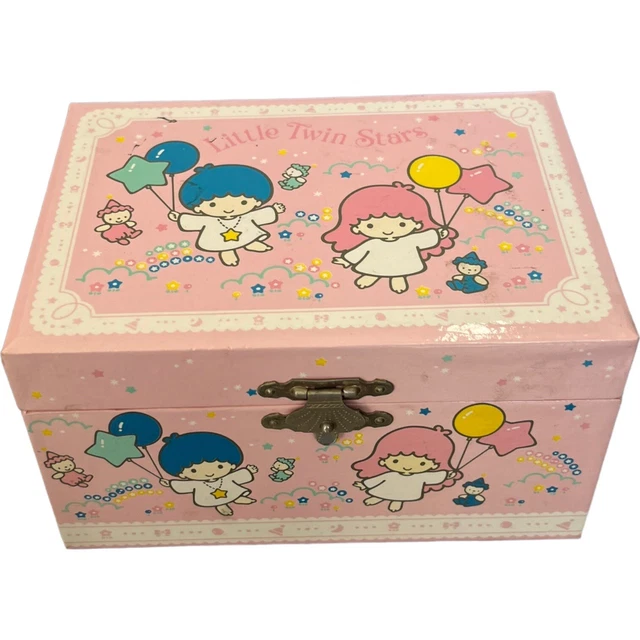 Vintage Sanrio Little Twin Stars 1994 Jewerly Box Music Musical Wind Up Taiwan Vintage Sanrio Little Twin Stars 1994 Jewerly Box Music Musical Wind Up Taiwan