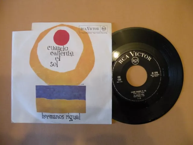 DISCO 45 LOS Hermanos Rigual Cuando calienta el sol / La del vestido roj(804) ^ EUR 3,50 - PicClick FR DISCO 45 LOS Hermanos Rigual Cuando calienta el sol / La del vestido roj(804) ^ EUR 3,50 - PicClick FR