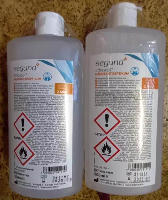 2x 500 ml Ethasept Handantiseptikum - NEU