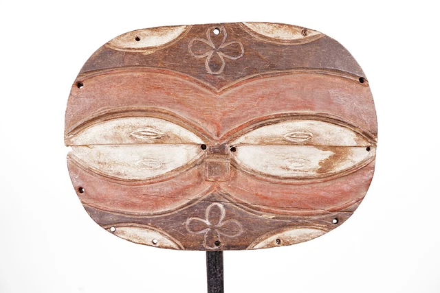 Lovely Geometric Teke Mask 10" - DR Congo - African Art