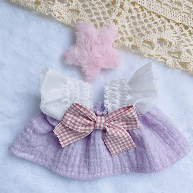 Multiple Styles Doll Clothes Cream Yellow Star Set Doll Dressing  Girls Gifts 2