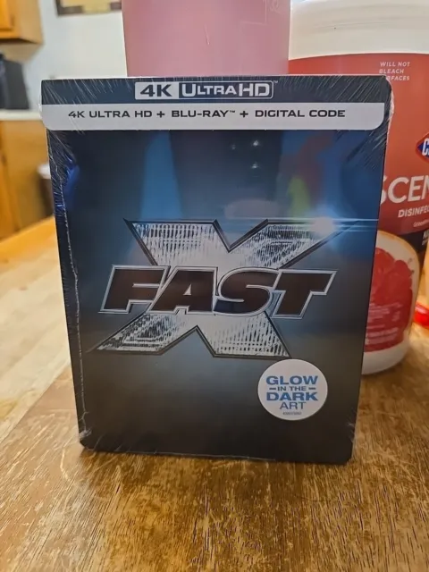 Fast X 4k Ultra HD Blu-ray Digital Code Steelbook Glow In The Dark Walmart Exclu