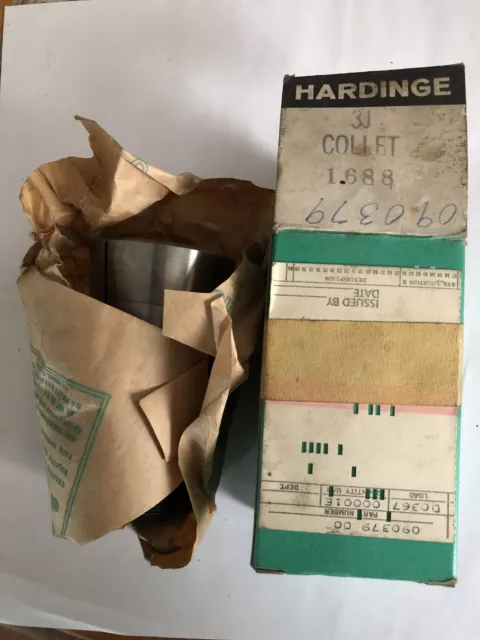 New Hardinge 3J Collet 1.688" Round