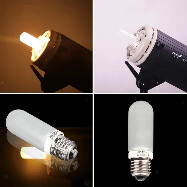 Flash Modélisation Lampe 250w 220V Studio Strobe Ampoule Lumière Givrée Blanc