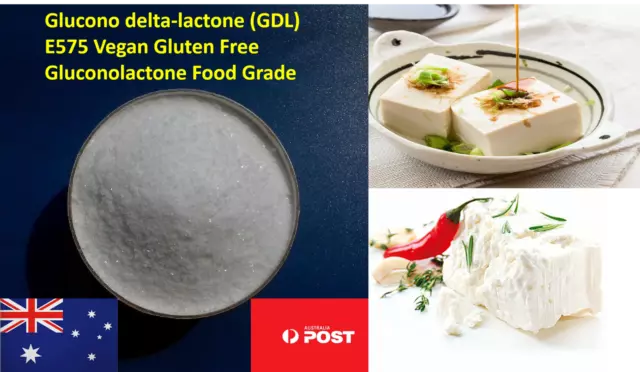 Glucono delta-lactone GDL E575 Vegan Gluten Free Gluconolactone Food Grade Tofu