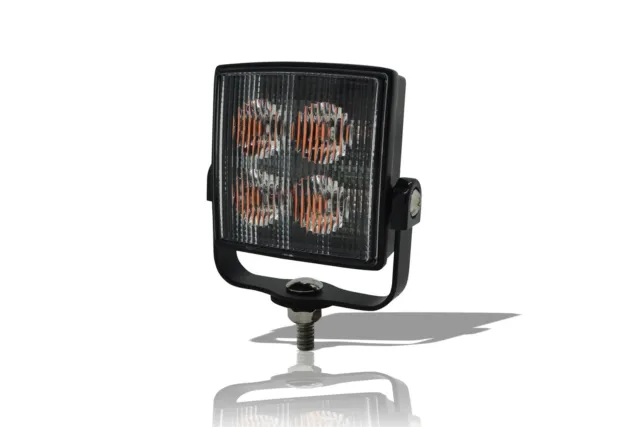 12v 24v Amber Square Strobe Flashing LED Recovery Breakdown Lamp Light Accessory