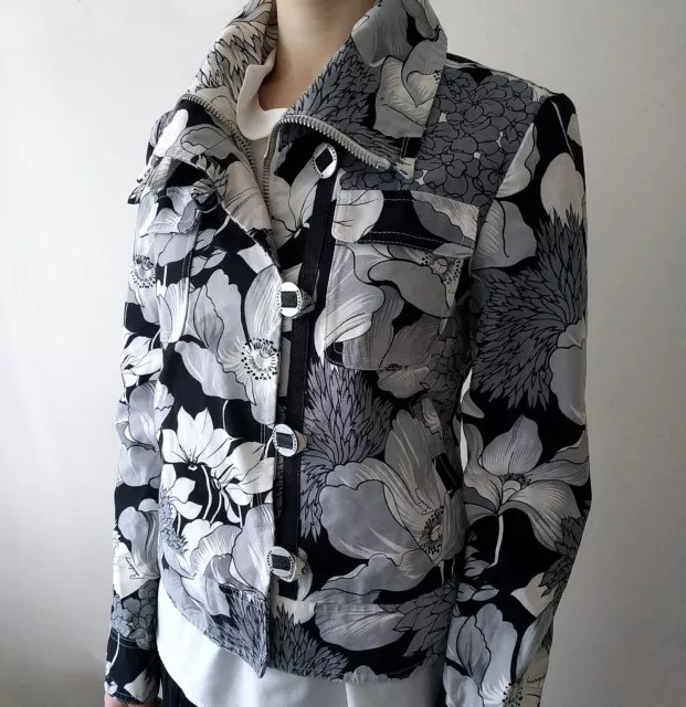 Burberry Floral Print Jacket Size 6