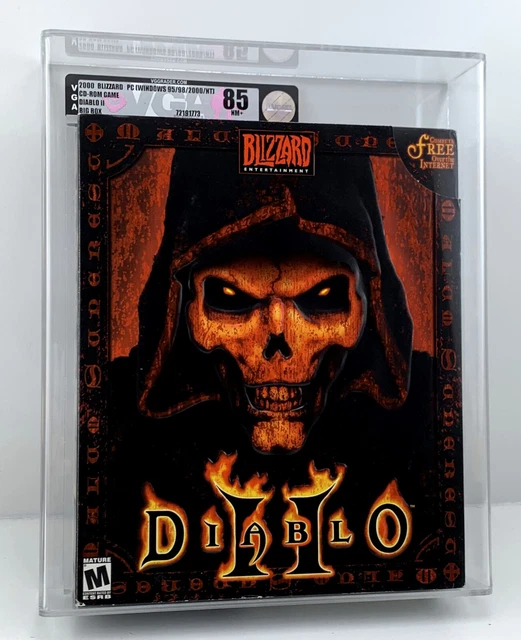 Factory Sealed Diablo 2 II VGA Graded Big Box VGA 85 Near Mint