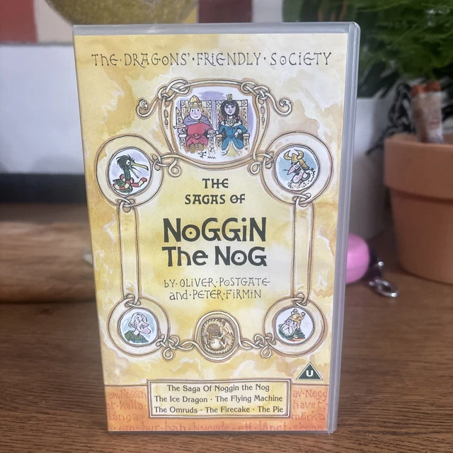 THE SAGAS OF Noggin the Nog VHS Tape 1 + 2 RARE animated 1970s Postgate ...