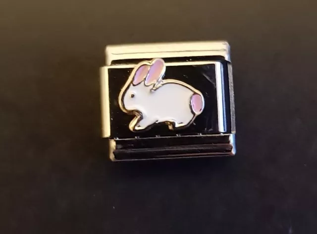 Easter Bunny Rabbit Italian Charm Link Bracelet Charms Link Charm