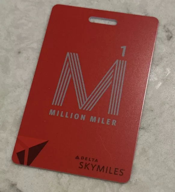 Delta Airlines 1 Million Miler Bag Tag