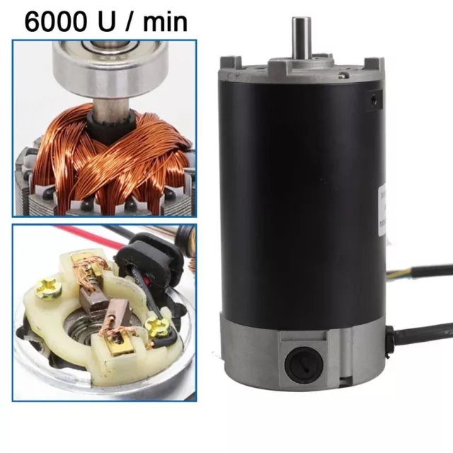 550W Mini-Drehmaschinenmotor 6000 U/min Hochgeschwindigkeits DC Motor 3