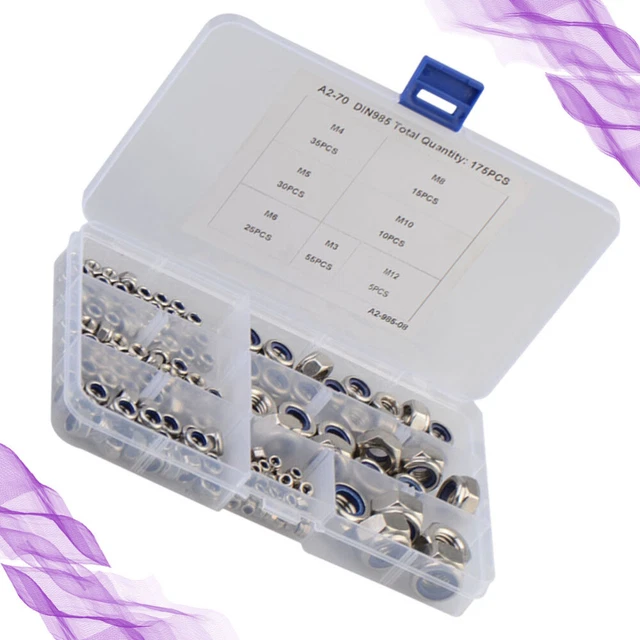 175pcs -M12 Edelstahl hexagonaler