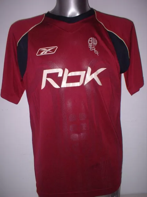 Bolton Wanderers Signed Anelka x3 Reebok Large Shirt Jersey Football Soccer 2007