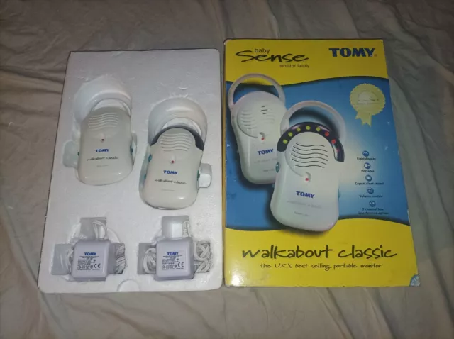 Tomy Baby Sense Monitor Familie Walkabout klassisches Babyphone VERPACKT