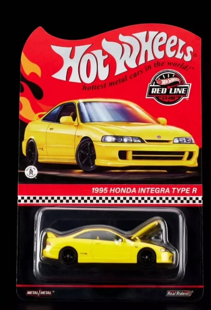 HOT WHEELS RLC - 1995 Honda Integra Type R - Blanc - Créations Mattel