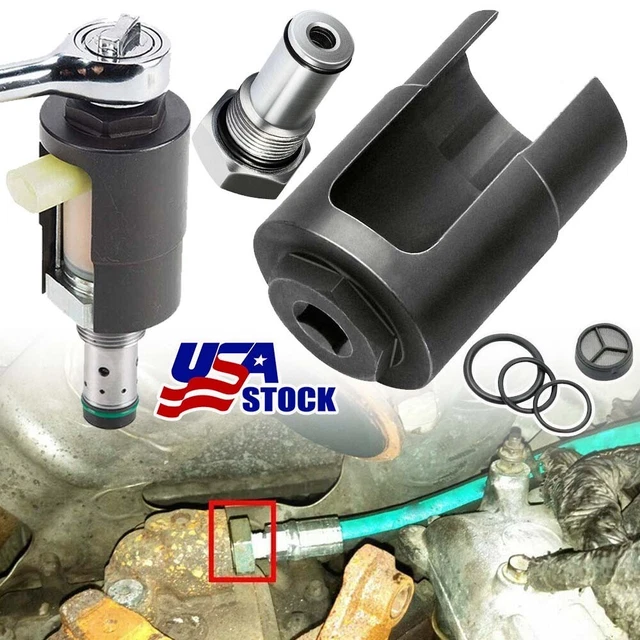6.0 IPR VALVE Socket + Air Test Fitting Tool Kits Fit For Ford 6.0L