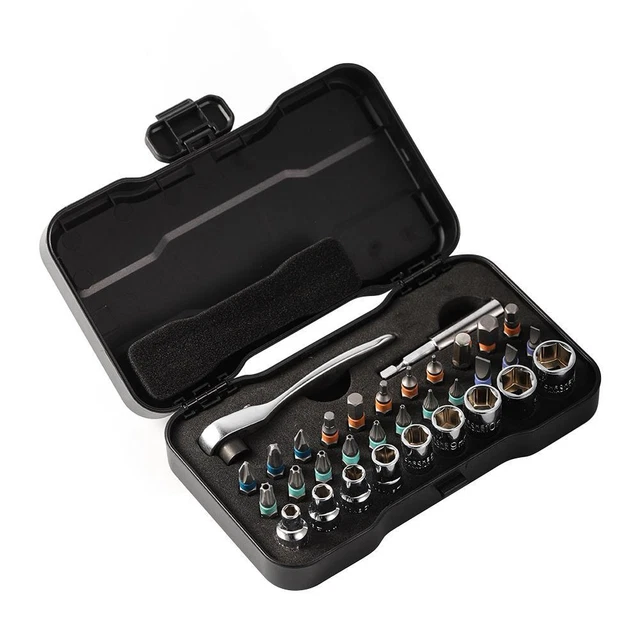 25 pz set punte cacciavite multiuso 24 in 1 testa di salvataggio magnetica