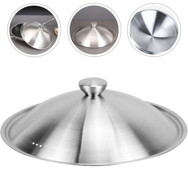 Coperchio padella da cucina in acciaio inox coperchio pentola in metallo coperchio padella riutilizzabile cucina