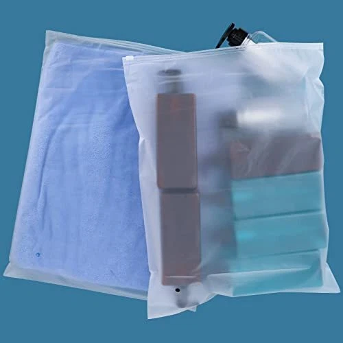 Apparel Zip Bags, 100 Pcs 12x16 Inch Plastic Packing Bags for Clothes...