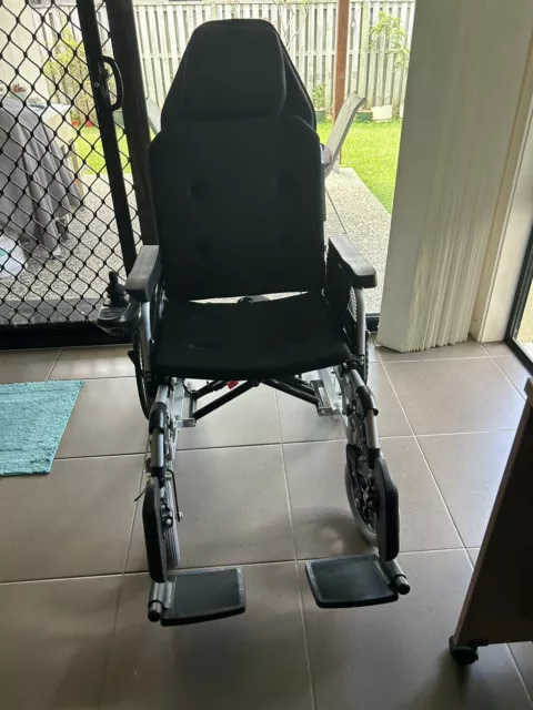 EQUIPMED Electric Wheelchair Folding Long Range Power Lithium Motorised Foldable