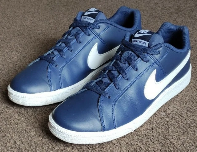 Nike court royale deals blanc bleu