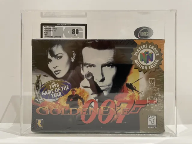 1998 Nintendo N64 James Bond GOLDENEYE 007 *Sigillato in fabbrica * UKG 80% quasi nuovo*