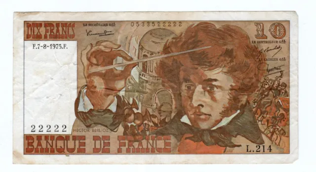 Banknote France 10 Francs 1975 P150b.3