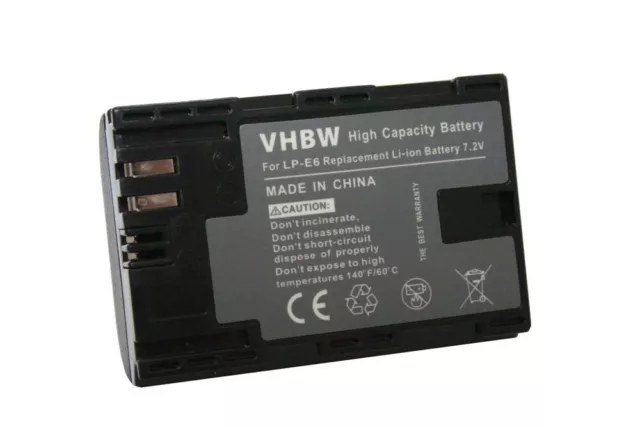 Batterie pour Canon XC10 WFT-E5 WFT-E7 XC15 1300mAh