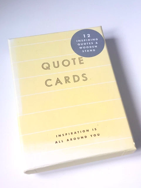 Kikki K Inspiration Positive Affirmationen Zitat Karten Set