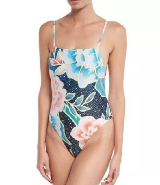 Mara Hoffman Arcadia Floral One Piece Swimsuit Women's Size XS L72660