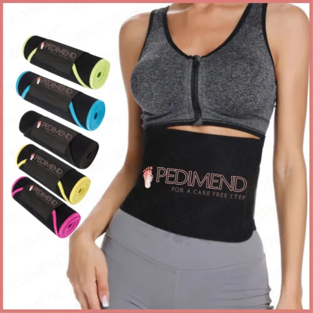 PEDIMEND Waist Trimmer Belt Wrap Tummy Stomach Weight Loss Fat Burner Slimming