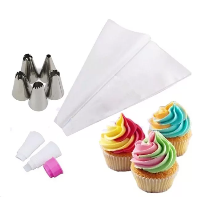 30cm x 28.5cm Dual Piping 10,20,30 Bag, Cup Cake Icing Decoration Home Backing