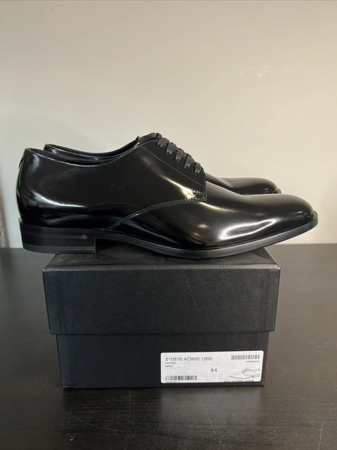 Scarpe da derby Saint Laurent in pelle patinata EU 44 RICAMBI £990
