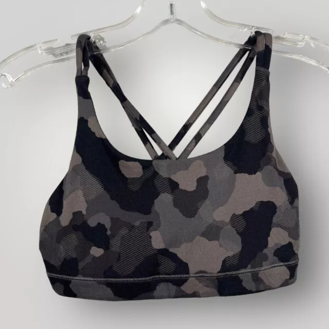 Athleta Girl Chit Chat Camo Performance Sports Bra Size L/12
