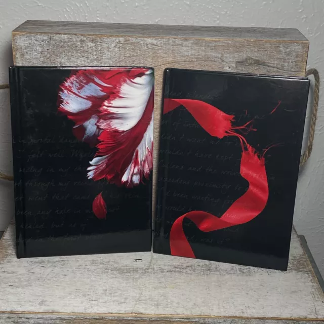 Sketchbook: Color Duo (Red and Black) 8x10 - BLANK JOURNAL WITH NO LINES -  Journal notebook with unlined pages for drawing and writing on blank paper