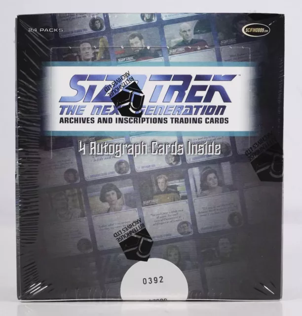 Star Trek: The Next Generation Archives And Inscriptions Trading Cards Box
